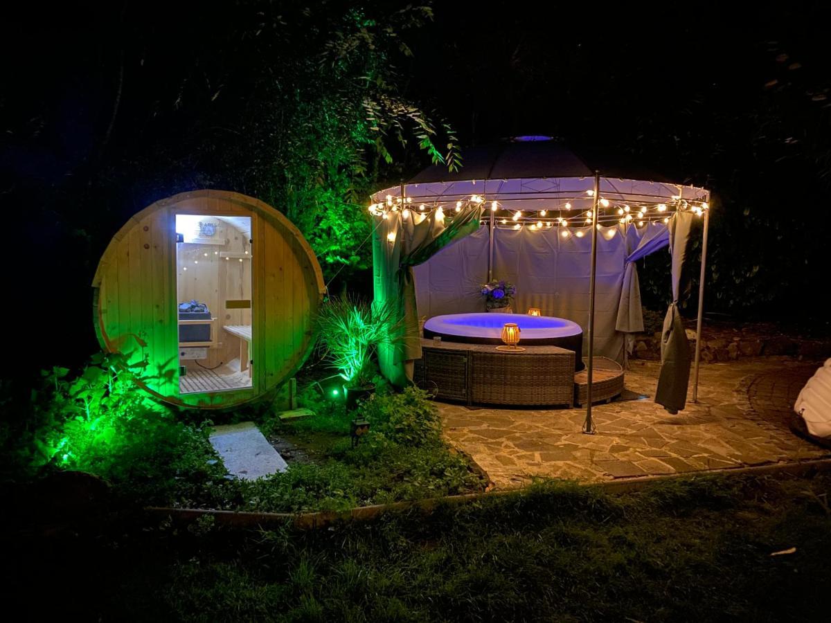 Ferienvilla Whirlpool Fasssauna Direkt Am Rhein Gotterswickerhamm Екстер'єр фото